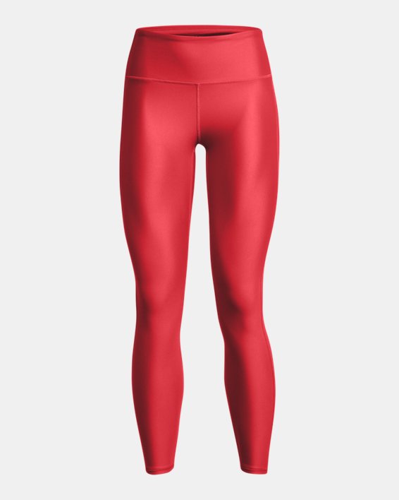Damen HeatGear® Leggings in voller Länge, Red, pdpMainDesktop image number 4